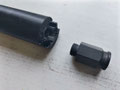 Erstes versuch, eine Rolle ausgedruckt, die auf den Adapter geschraubt wird, was nicht lange gehalten hat.