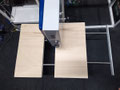 Der vordere Tisch kann um 110mm herausgezogen werden, bevor er die Stabilität verliert, so habe ich einen Tisch, der 840mm lang ist.