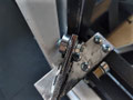 Wegen Problem 2 musste auch hier ein weiteres Flacheisen mit Kugellager angeschweißt werden.