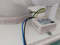 Ein 24V Trafo für die Beleuchtung am Zyklonabscheider wird gleich daneben montiert.