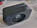 Das kleine Gehäuseteil, bei dem nur der Ventilator eingebaut wird, kommt...