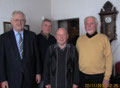 Egon Jüttner, Uwe Plitt, Klaus Schnell und Hans Deinhart