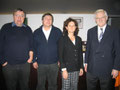 MdB Jüttner mit Stephan Schliephake, Leiter des Mannheimer Arbeitslosenzentrum (MAZ), Georg Ziegler und Ursula Igel