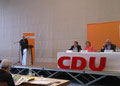 Egon Jüttner bei seiner Nominierungsrede bei der Bezirksvertreterversammlung der CDU Nordbaden am 13.4.2013