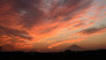 「見とれていた空」茅ヶ崎･里山公園 / 松田：雲形が夕焼け空の表情を創ります｡ 車を停めてしばしの観賞。