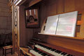 Orgue de Nontron (24) clavier de l'orgue photo amis de l'orgue de l'Orgue de Nontron