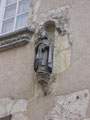 Châteaudun : Statue de Saint Lubin.