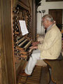 Heinz Kümin an der Riepp-Orgel in Ottobeuren
