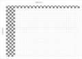 Chosen layout, checkerboard only shown on of part of the layout