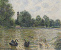 Camille Pissarro, Pièce d'eau à Kew