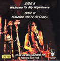 Welcome to my Nightmare (live) / Inmates (we're all crazy) (live) - Greece - Bootleg - Black - Back
