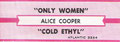 Only Women / Cold Ethyl - USA - Juke Box 1