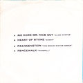 No more Mr nice guy - Heart of stone (Kenny) / Frankenstein (Edgar Winter group) - Fencewalk (Mandrill) - EP - Thailand - Back