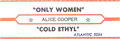 Only Women / Cold Ethyl - USA - Juke Box 2