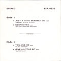You & me + 3 others - 1st - Not Alice Cooper Sleeve - Thailand - Back