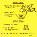 Pussy'n Booze Bootleg - Yellow - Back