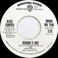 School's Out / Gutter Cat - USA  - Version 1 - Promo - A