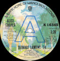 Teenage Lament '74 / Hard Hearted Alice - Advanced copy - A