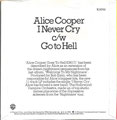 I never cry / Go to Hell - UK - Back