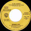 School's Out / I'm Eighteen - Canada - Gold Standard 1st version - A