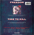 Freedom / Time to Kill - UK - Back