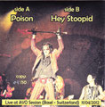 Poison (live) / Hey Stoopid (Live) - Bootleg - Clear - Greece - Back
