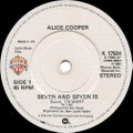 Seven and seven is (live) / Generation landslide (live) - UK - A