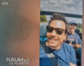 Jimmy Fallon Autogramm auf dem Außenspiegel vom Etienne Aigner!