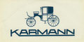 (0332) Karmann Aufkleber - Kutsche - "KARMANN"
