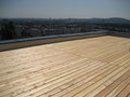 Dachterrasse mit Lärchendielen