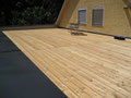 Dachterrasse mit Lärchendielen