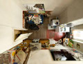"kitchen in top view" • 2010 • 220x285cm (108x140cm) / 87x112" (43x55")