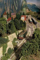 Übersicht über die gesamte Länge des Bahnhofs