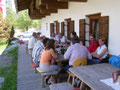 Mittagessen im Restaurant "Moos-Alm"