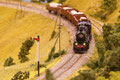 Zug unterwegs auf der Vinschgerbahn