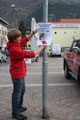Beschilderung zur Ausstellung