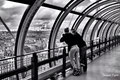Looking at the Sacré-Coeur - Centre Georges Pompidou - Paris