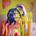 The sister inside, Acryl auf Leinen, 2003