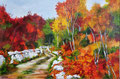 Sentiero carsico  120 x 80 acrilico tecnica mista