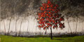 the tree  ( 100 x 50) - acrilico su tela