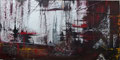 chimera 2 (100x50) - acrilico su tela tecnica mista