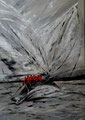 Giocando con il vento ( 70 x 100) - acrilico su tela