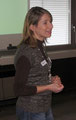 Daniela Micek bei ihren Ausführungen im Rahmen der zentralen Informationsveranstaltung