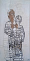 Ein mal Zwei, Mischtechnik, 40x80cm, verkauft