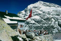 Bovalhütte und Munt Pers nach Neuschneefall im August 1985