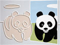 Panda, tecnica mista su tela, 80 x 60 anno 2010 (coll. privata)