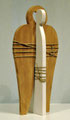Angelo, scultura in legno e corda, h 40 cm, anno 2014
