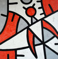 “Andrea” tecnica mista su tela 100x100 anno 2005