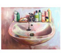 Wasbak - 50x70cm - oilpaint on canvas - 2021 - Available