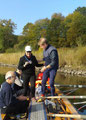 Der große Moment. Am 23. Okt. 2015 hatte ich auf der Weser bei km 77 die Bedingungen für den Äquatorpreis erfüllt. 